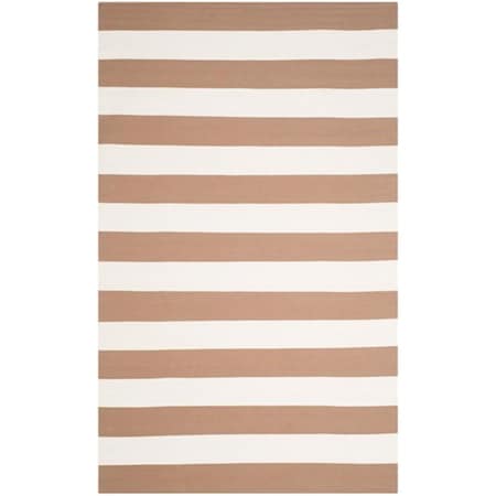 Safavieh Montauk Hand Woven Rectangle Rug- Sand - Ivory- 4 X 6 Ft. MTK712M-4